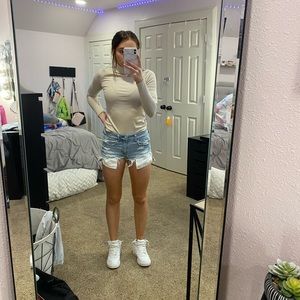 american eagle jean shorts